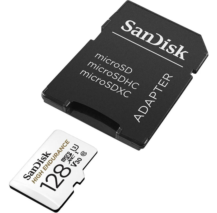 Sandisk 128gb High Endurance U3 V30 microSD kaart